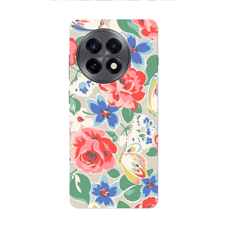Oneplus 13 5G Lady roses Transparent Silicone TPU Θήκη